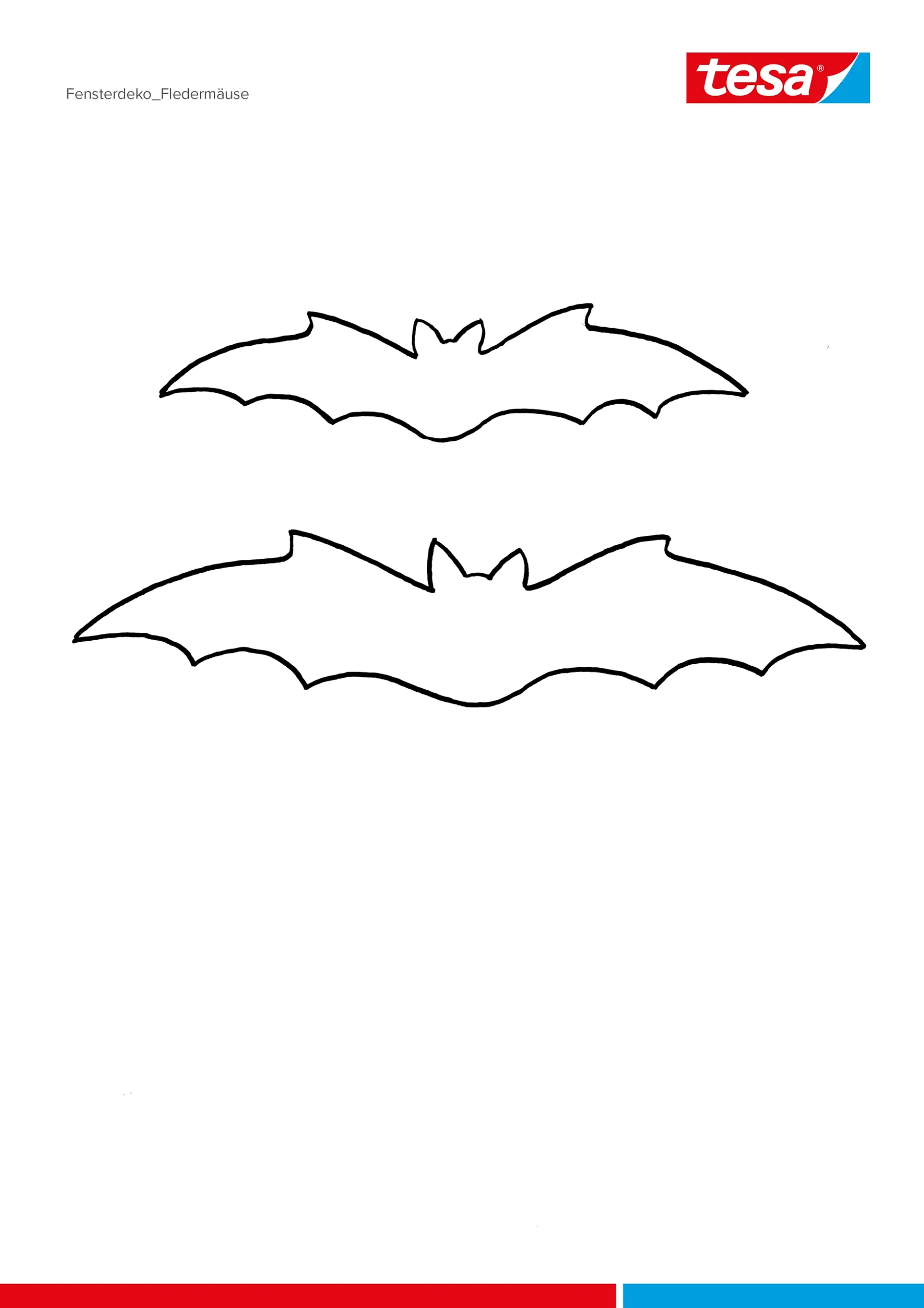Window Dressing Bat Stencil