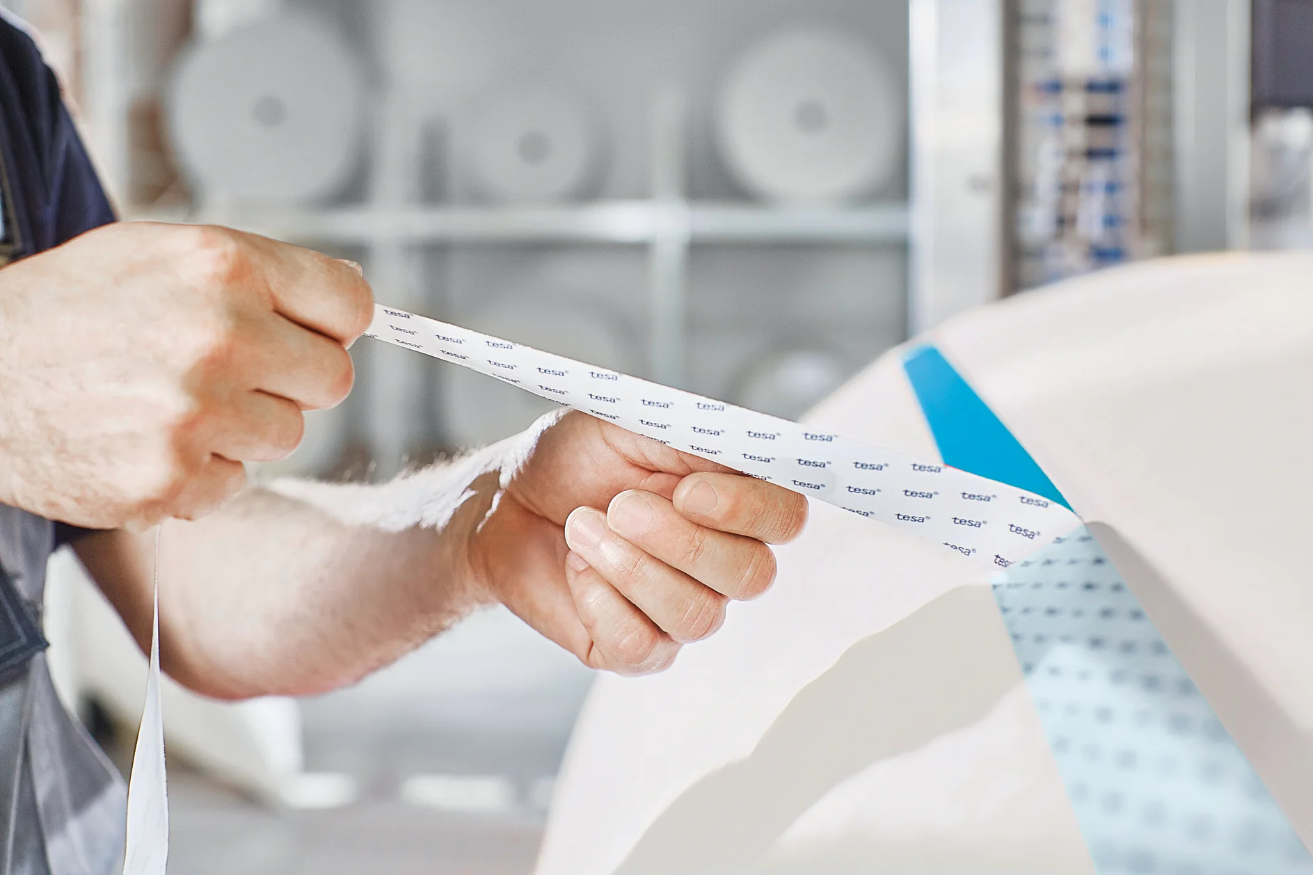 Splicing visual paper production