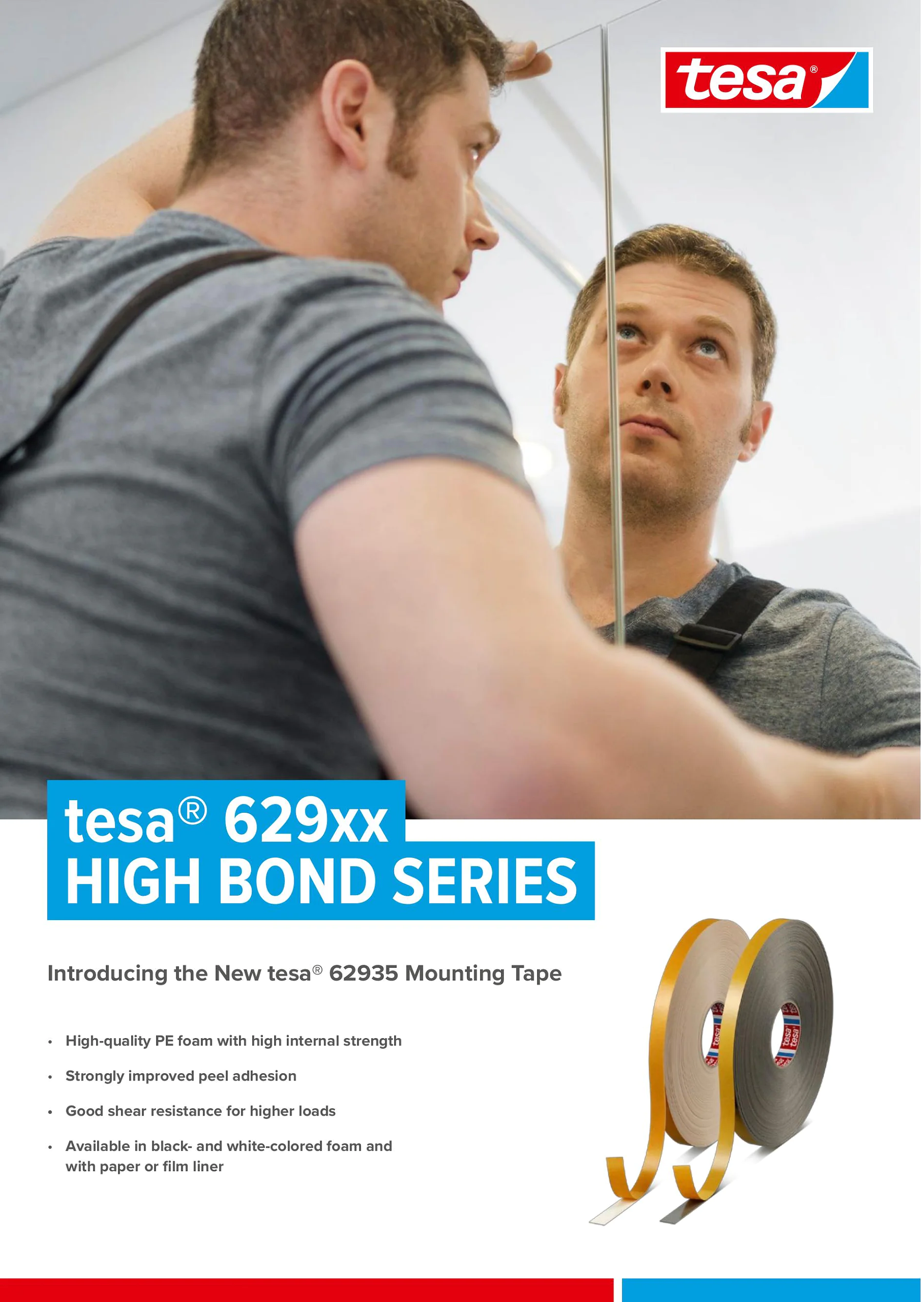 tesa® 62935 Mirror Mounting Flyer