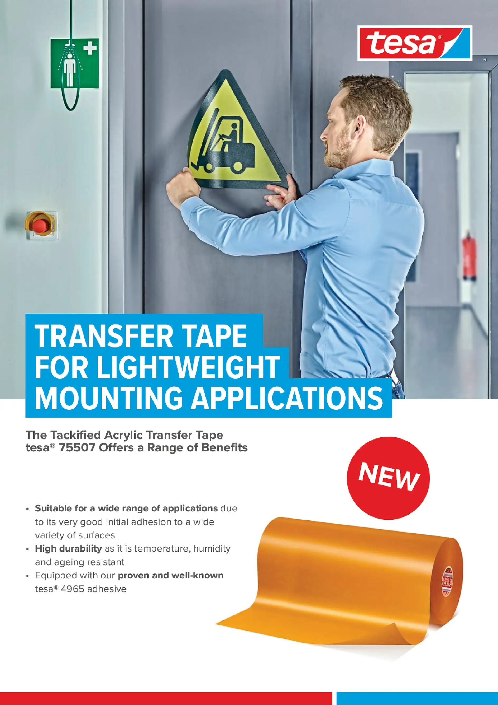 tesa® 75507 Transfer Tape Flyer