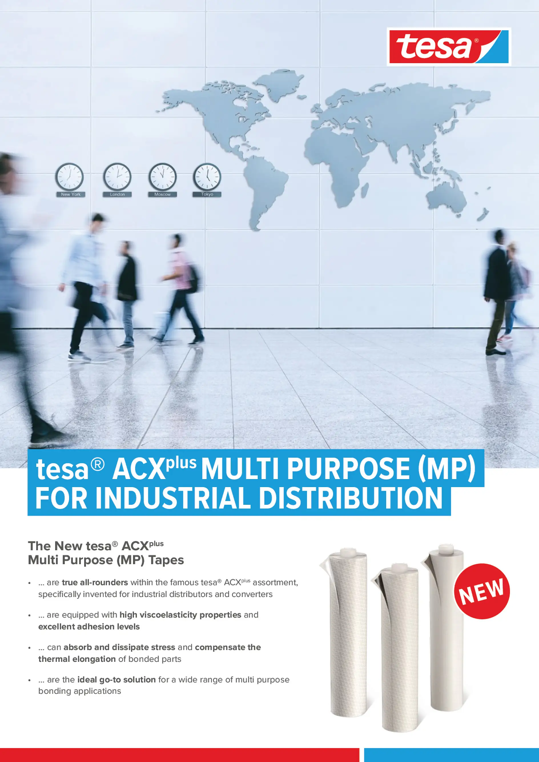 tesa® ACXPlus Multi Purpose for Industrial Distribution Flyer