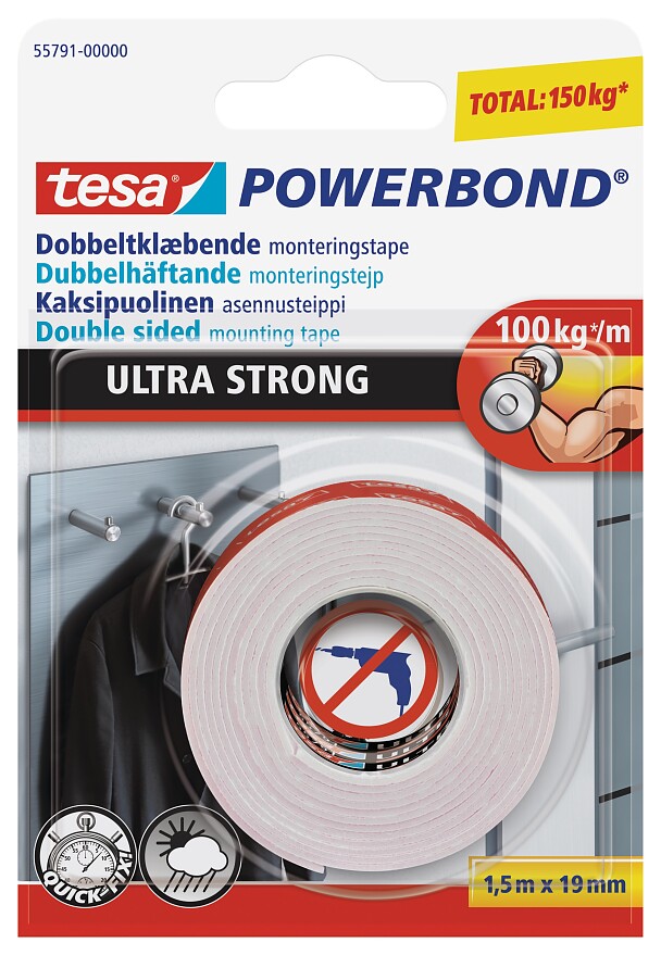 tesa® Powerbond DoubleSided Mounting Tape Ultra Strong tesa