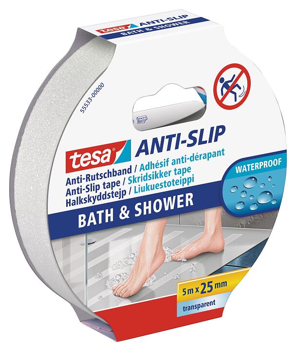 Sperrins Anti Slip Safety Bathtub Stickers Non-Slip Shower Strips Treads to Prevent Slippery Surfaces Clear Grip Tape 