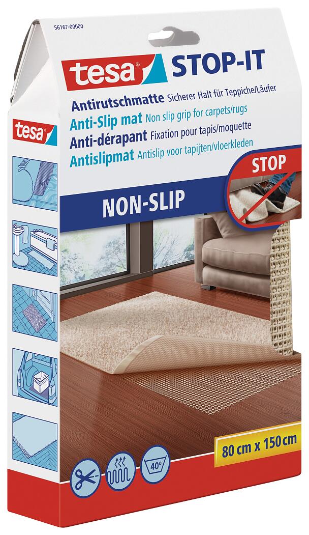 Tesa Stop It Anti Slip Mat, How To Stop A Rug From Slipping On Wood Floor