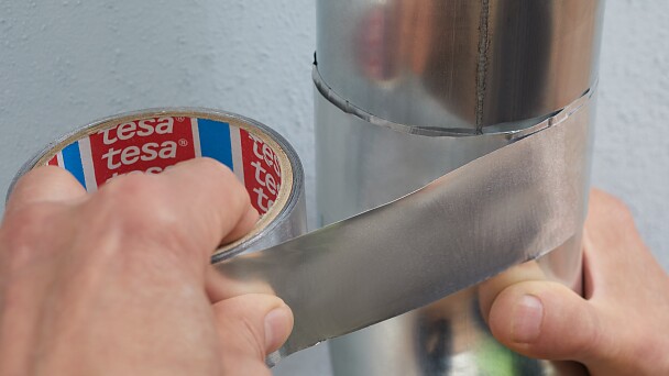 Tesa Aluminium Tape Selbstklebendes Aluminiumband FüR Reparaturen Von Metallis 