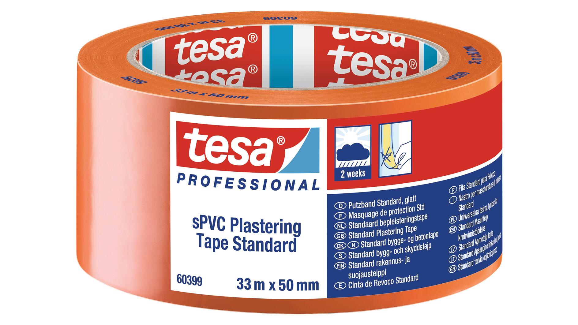 tesa® Professional 60399 sPVC Plastering Tape Standard - tesa