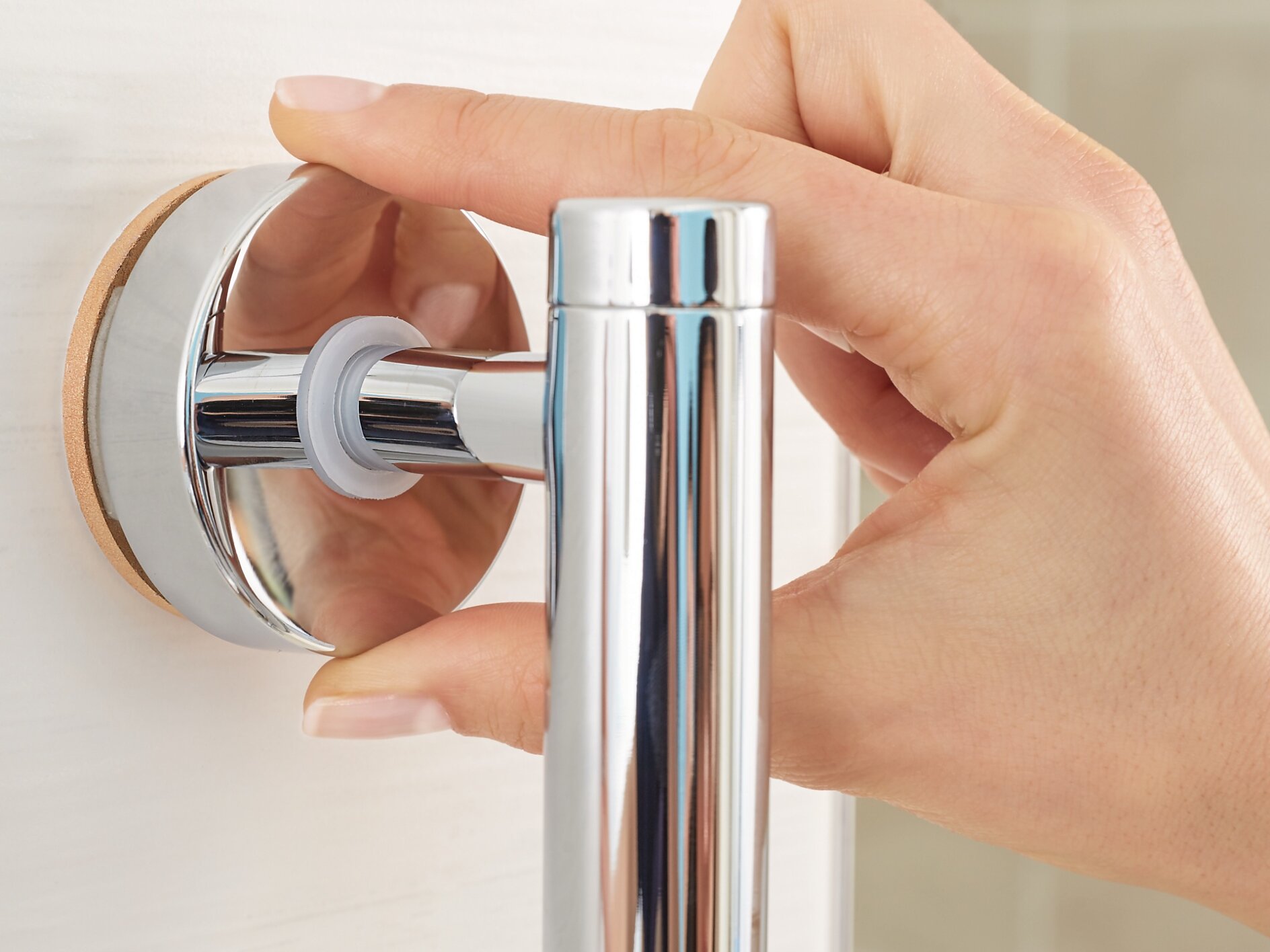 glue on shower grab bars