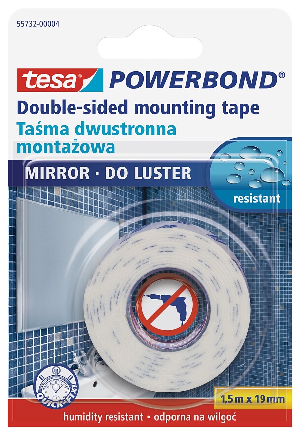 Tesa Powerbond Mirror Tesa Powerbond Mirror, Best Mirror Hanging Tape