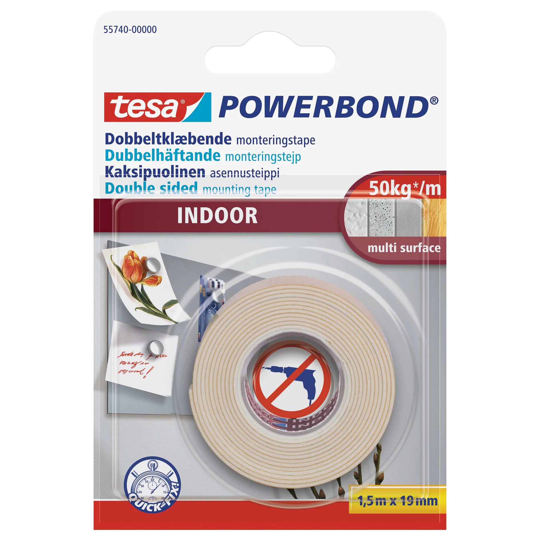 Tesa® Powerbond Double Sided Mounting Tape Ultra Strong Tesa