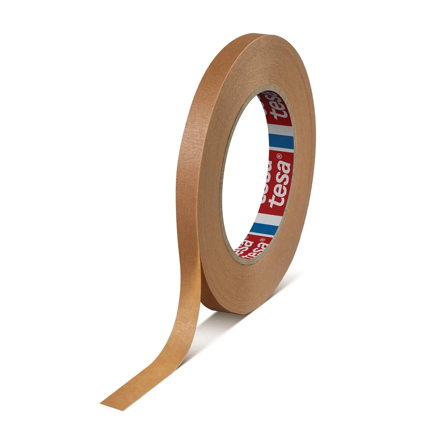 tesa 4318 high performance paper masking tape up to 160°C light brown 043180006302