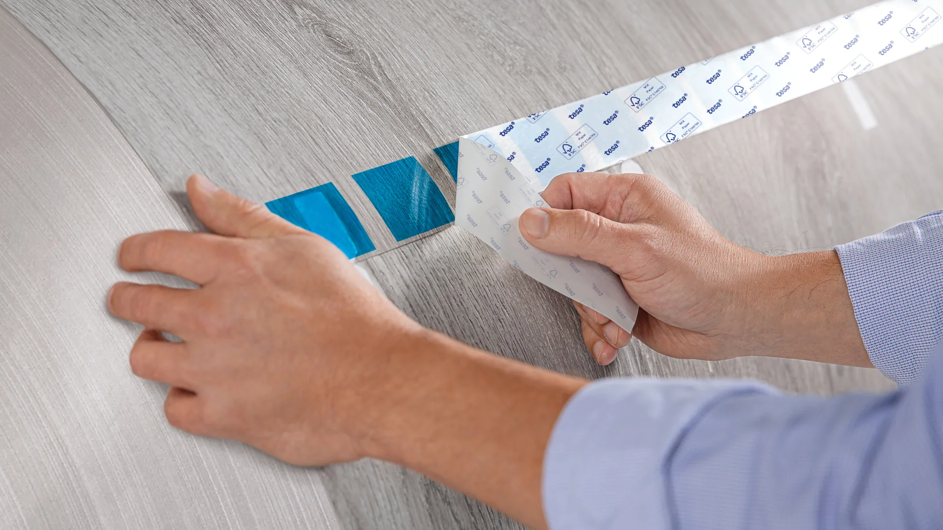 Melamine splicing: remove liner