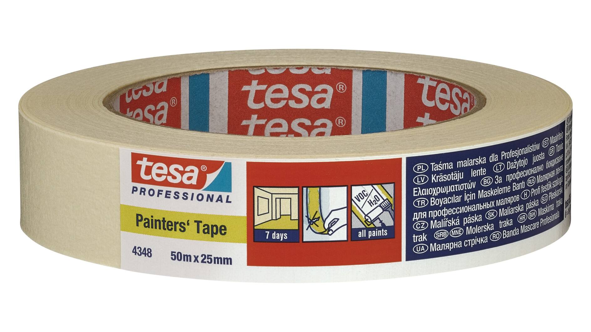 tesa® 4323 General Purpose Paper Masking Tape for Industrial Painting  Demands 