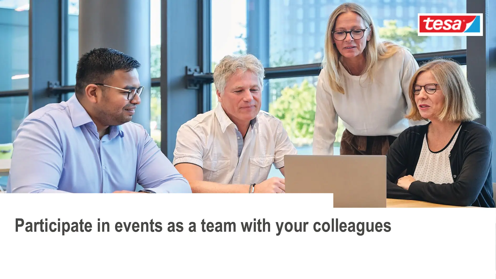 3. Participate in events as a team with your colleagues