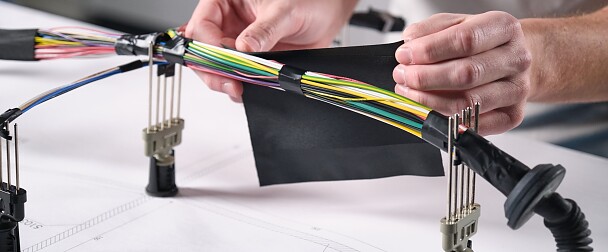 Standard Flexible Protection Automotive Wire Harnessing Protection - tesa