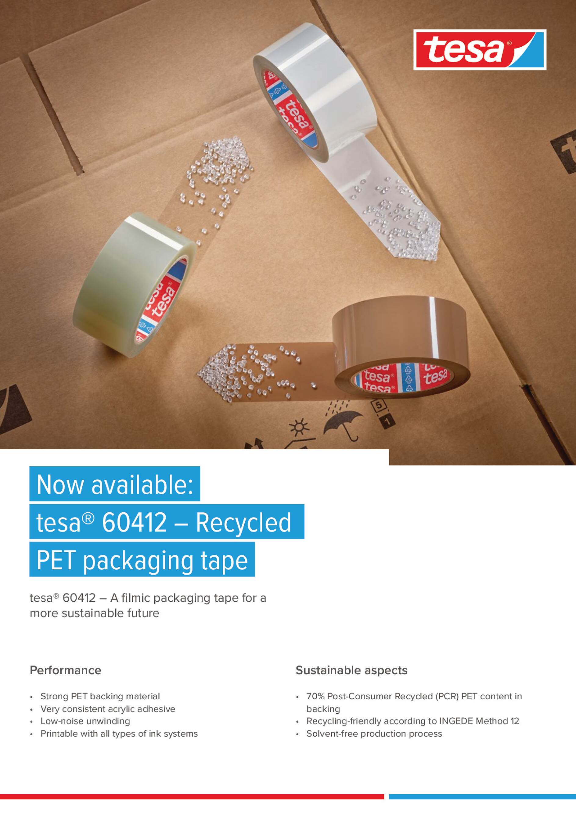 Recycled PET Tape - PrismaTape Ltd