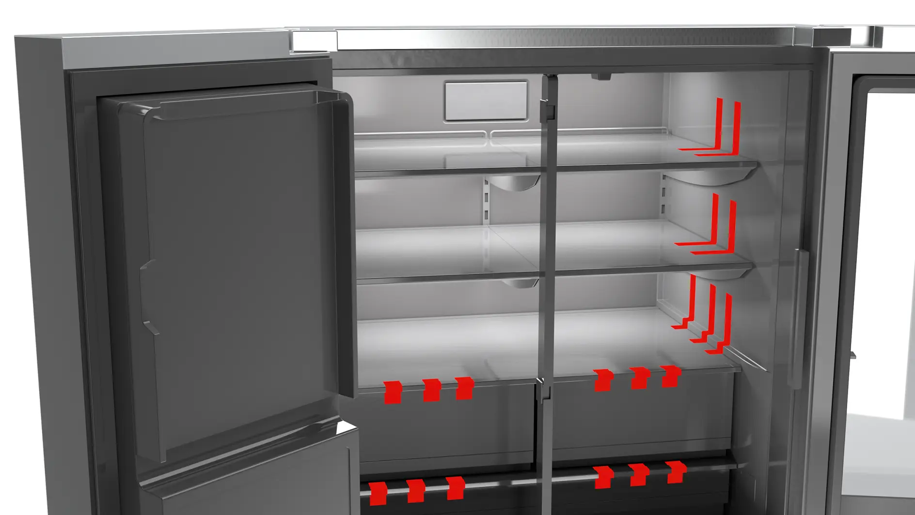 Appliances refrigerator strapping transport securing illustration