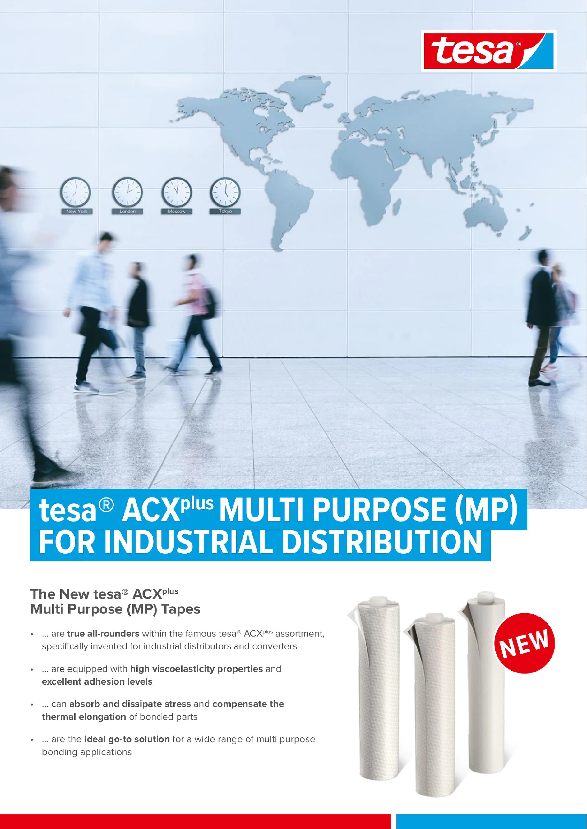 tesa® ACXPlus Multi Purpose for Industrial Distribution Flyer tesa® ACXPlus Multi Purpose for Industrial Distribution Flyer