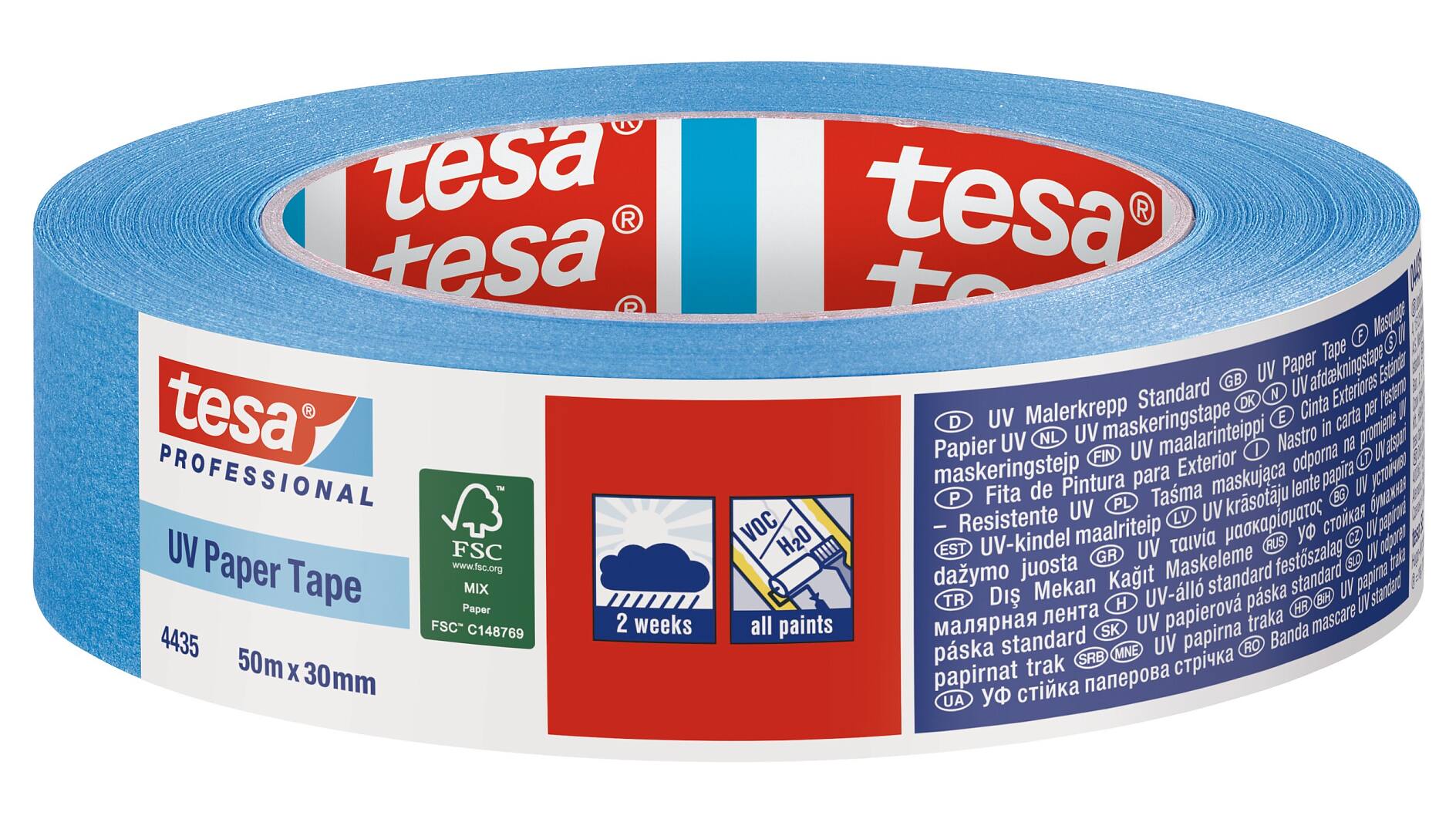 tesa® Professional 4435 UV Paper Tape - tesa