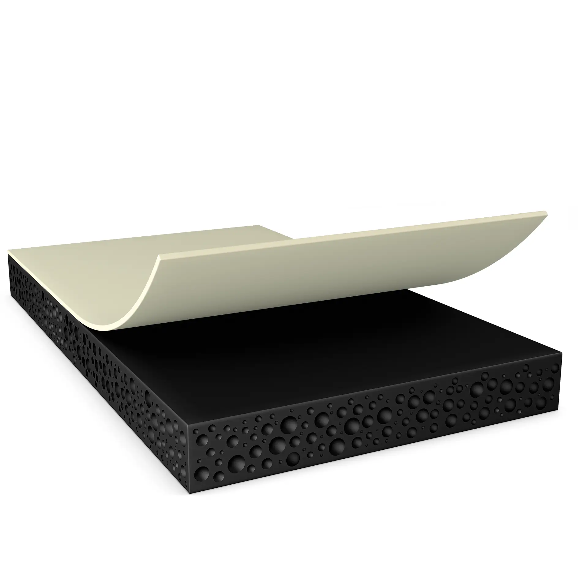 tesa acrylic foam flexible double sided black