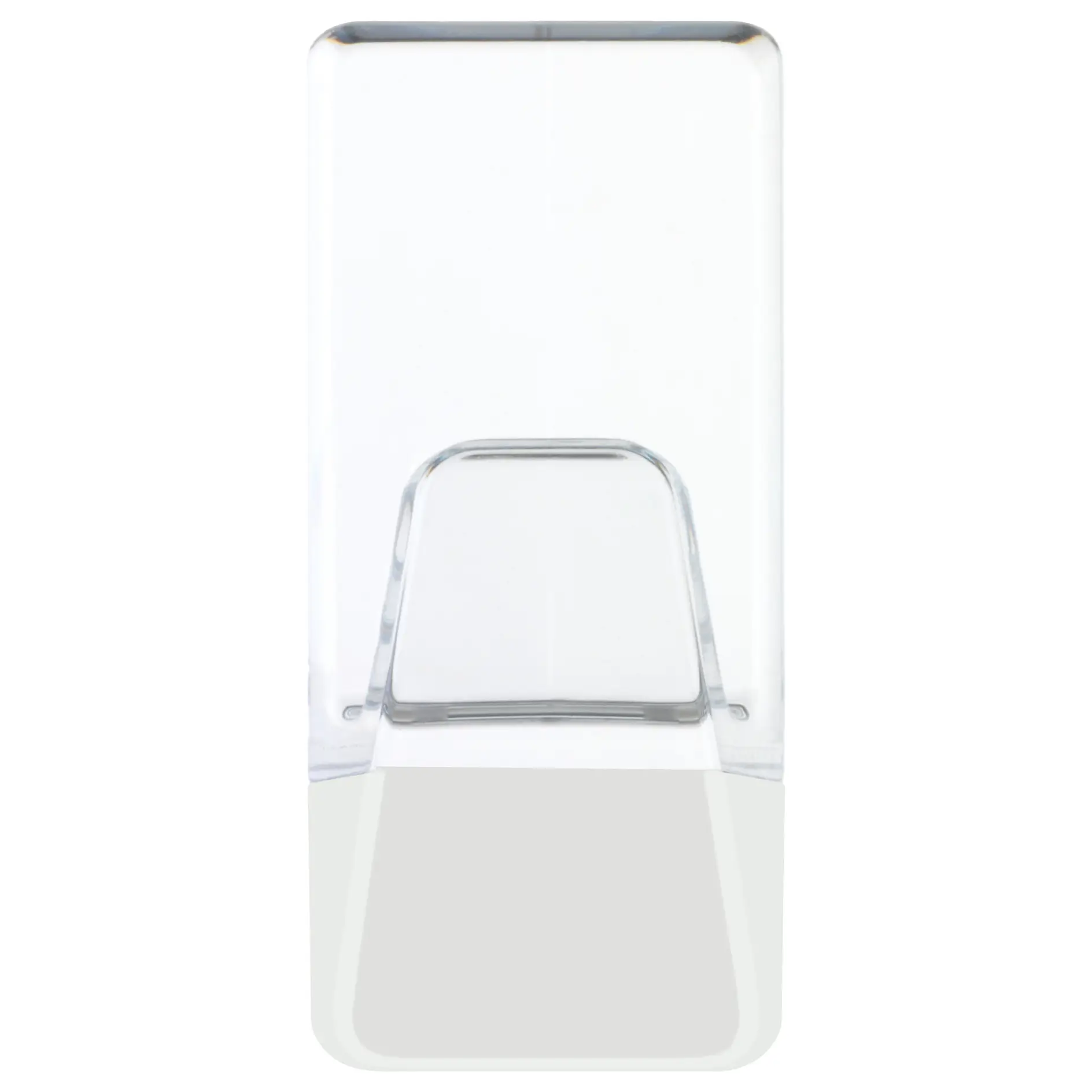 [en-en] tesa Powerstrips Transparent hook Large, transparent/white