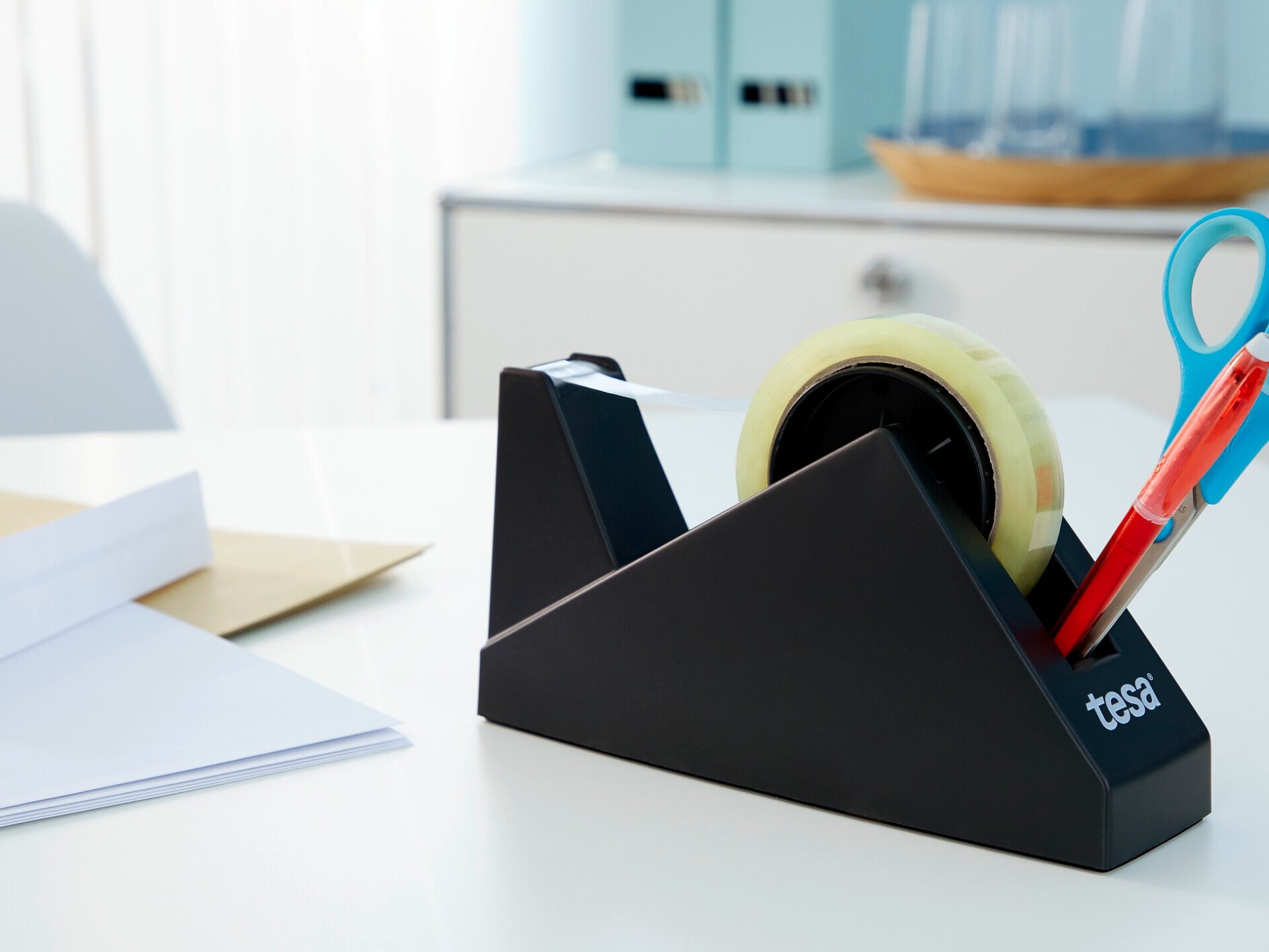 tesa® Easy Cut Economy Desk Dispenser - tesa