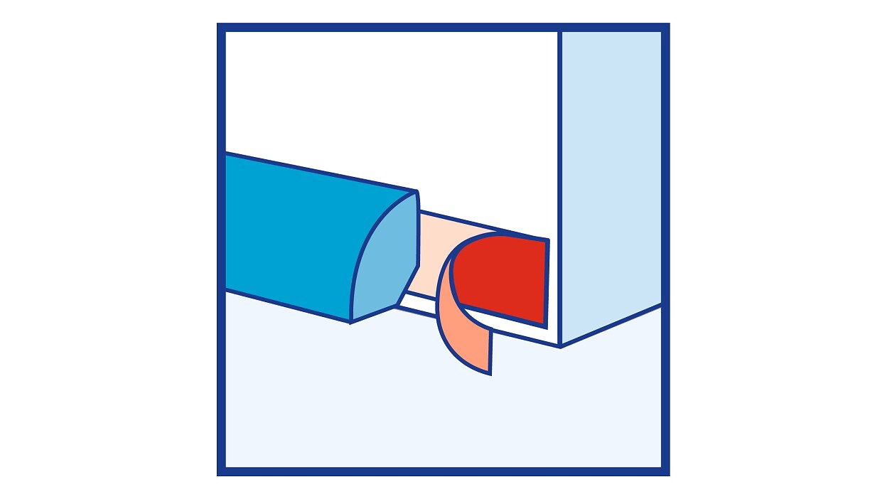 [en-en] Floorlaying universal cover strip ground