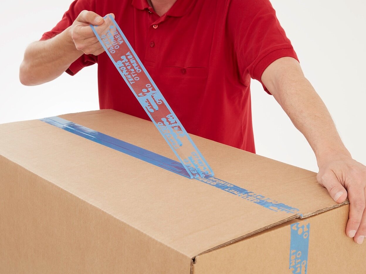 tesa 64007 tamper evident carton sealing tape blue step3of5 ap