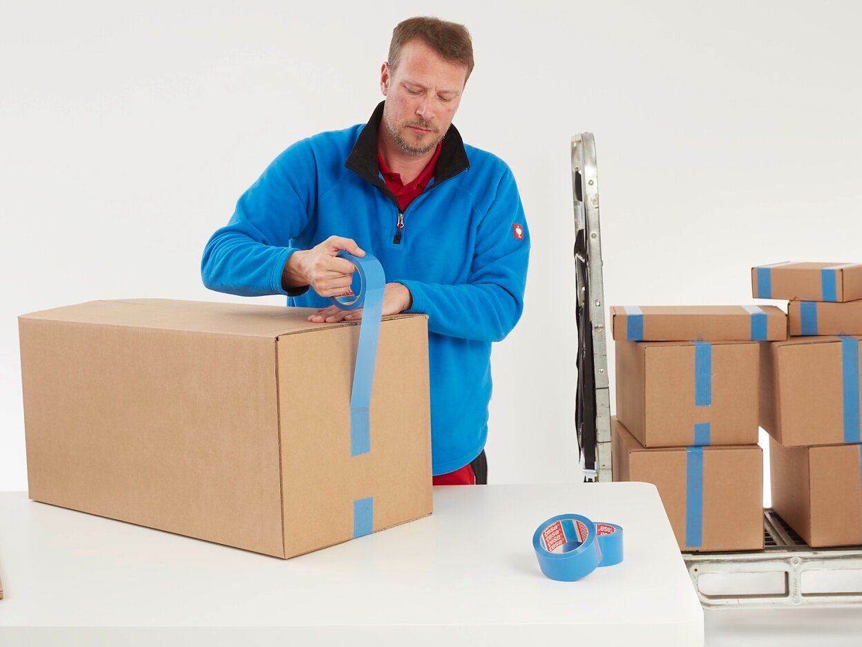 tesa 64007 tamper evident carton sealing tape blue 01 ap