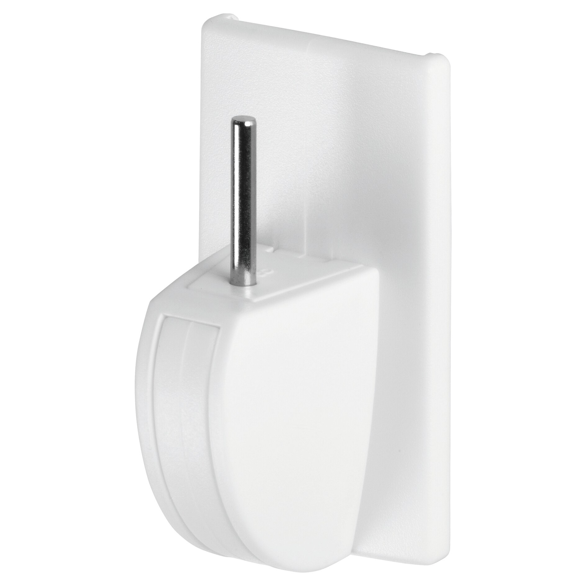 Tesa Powerstrips Hooks Small Round – Ganci Adesivi Rotondi, Bianchi, Portata 1 Kg, Rimovibili Senza Danni