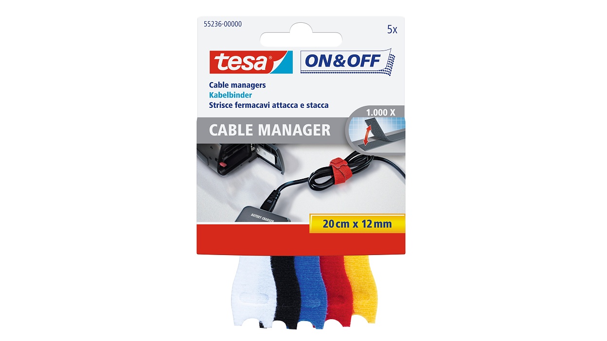 [en-en] ON&amp;OFF 5X CABLE MANAGERS 0,2M:12MM MULTI