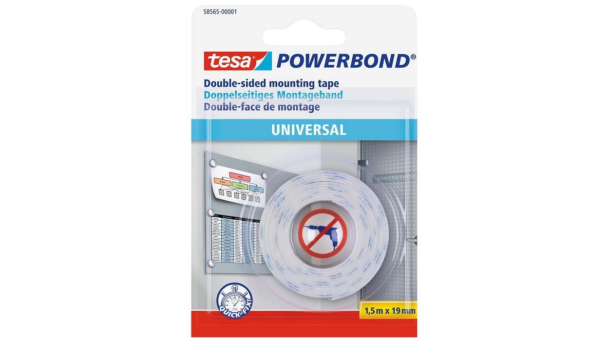 [en-en] tesa Powerbond Universal 1,5m:19mm