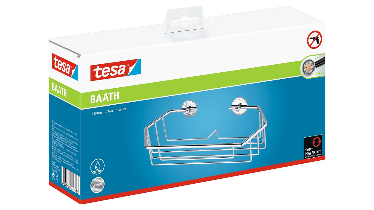 [en-en] Baath Storage Basket Single 77mmx270mmx126mm