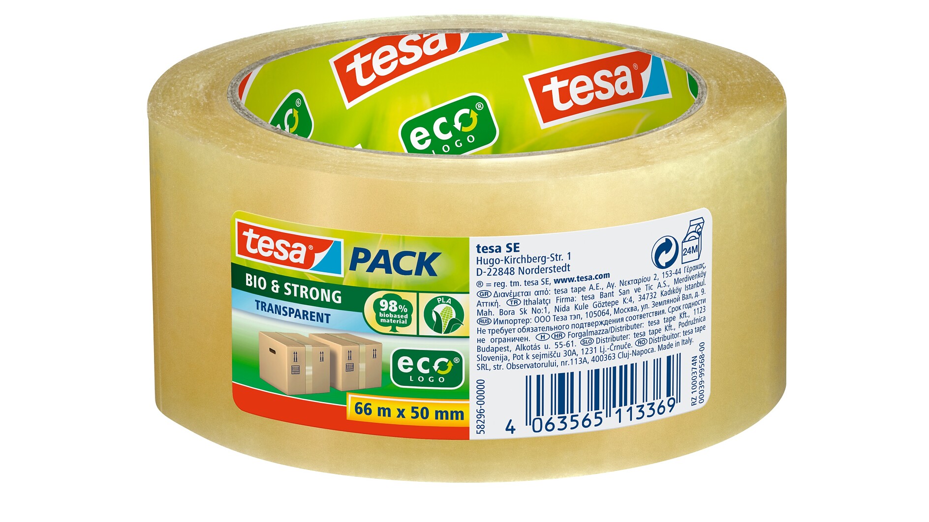 Amazon.com: tesapack Packing Tape, Strong Packaging Tape for