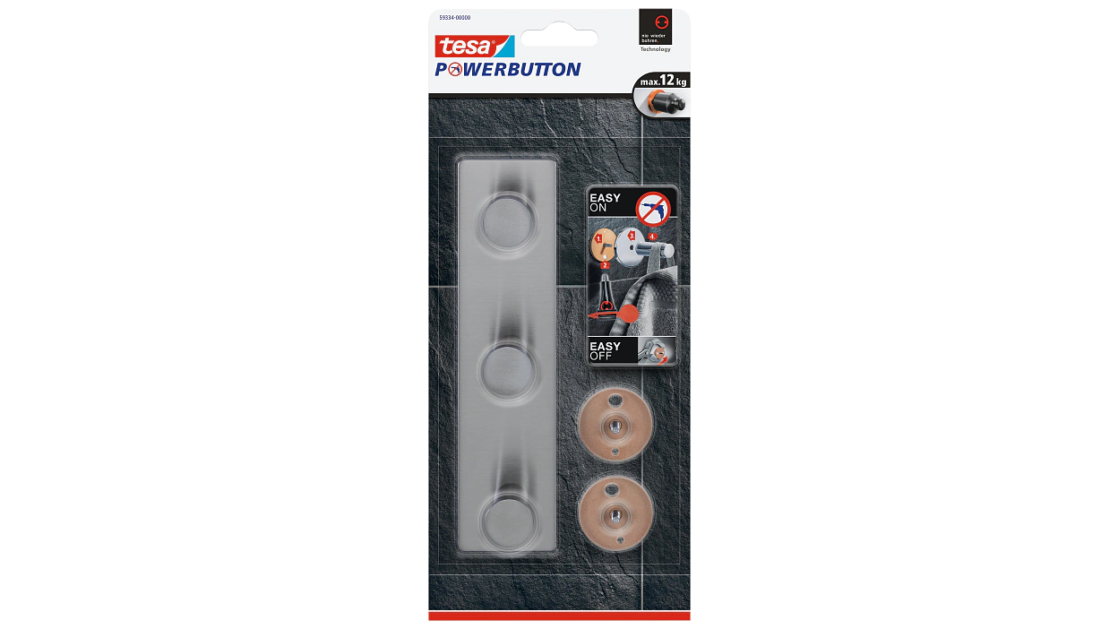 [en-en] Powerbutton Classic hook triple metal