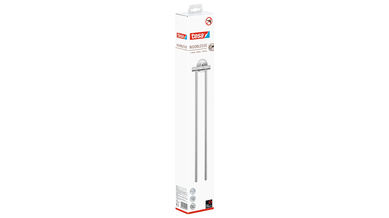 [en-en] tesa Nooblesse 2-Armed Towel Holder