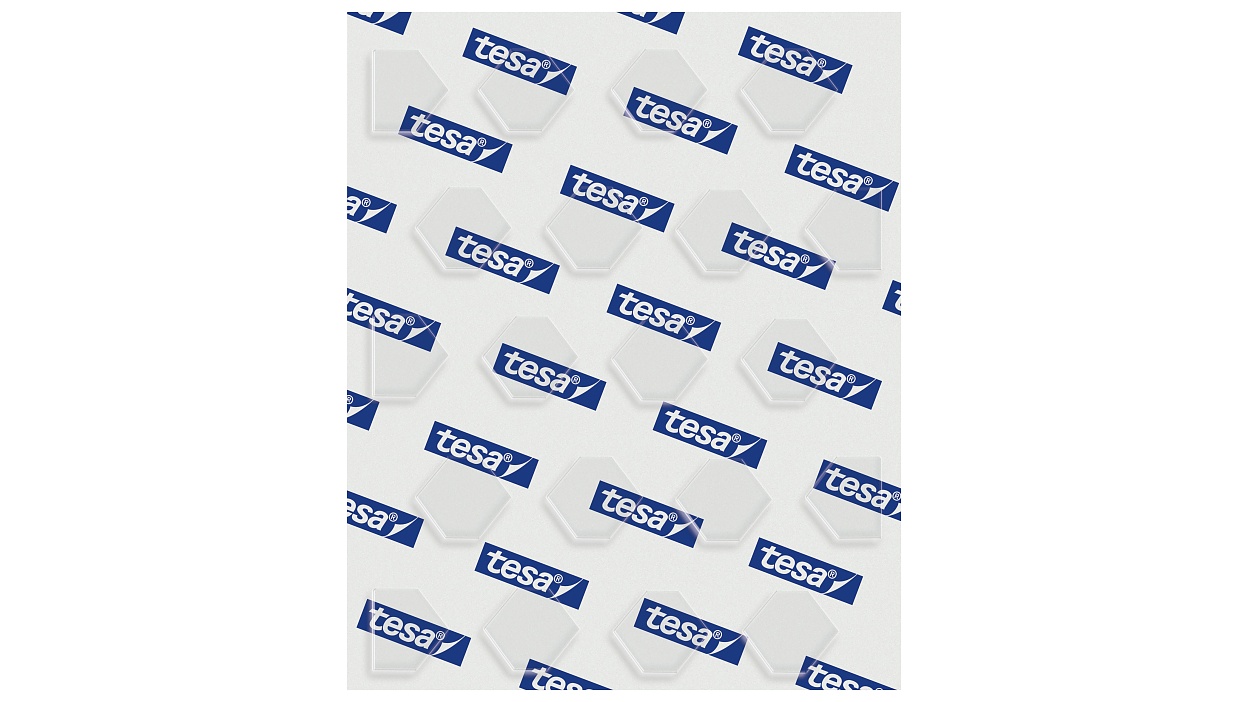 [en-en] tesa Smart Mounting System double-sided adhesive pads transparent