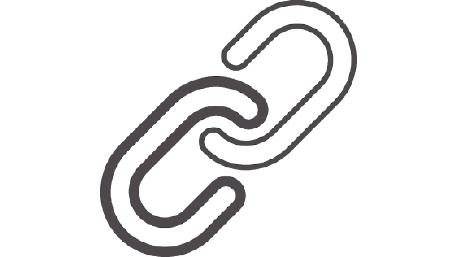 Illustration of two interlocking chain links. The links are drawn with a simple, bold outline, suggesting a connection or bond. The image is in grayscale, emphasizing the shape and form of the links. (This text has been generated by AI)