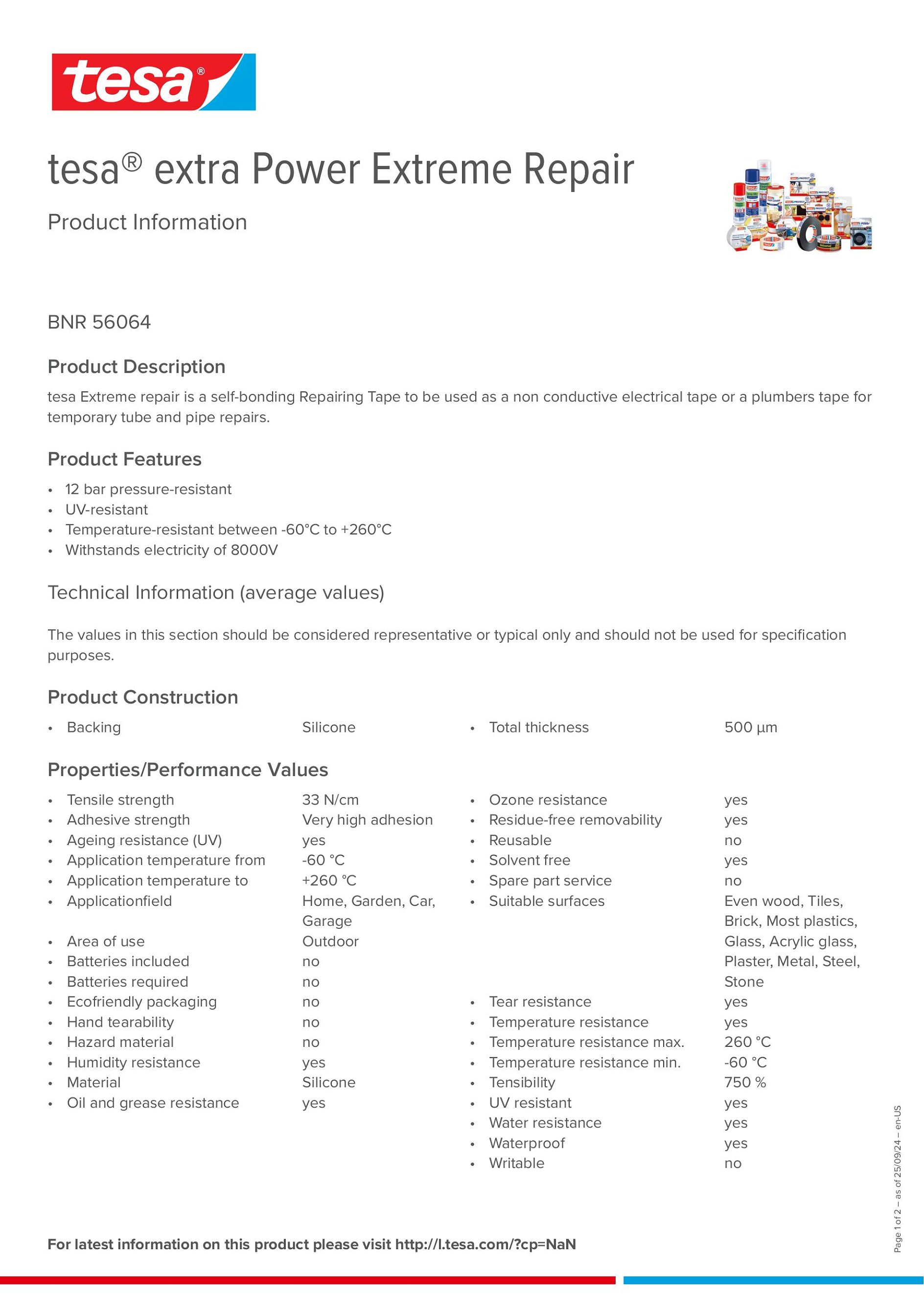 Product information_tesa® extra Power 56064_en