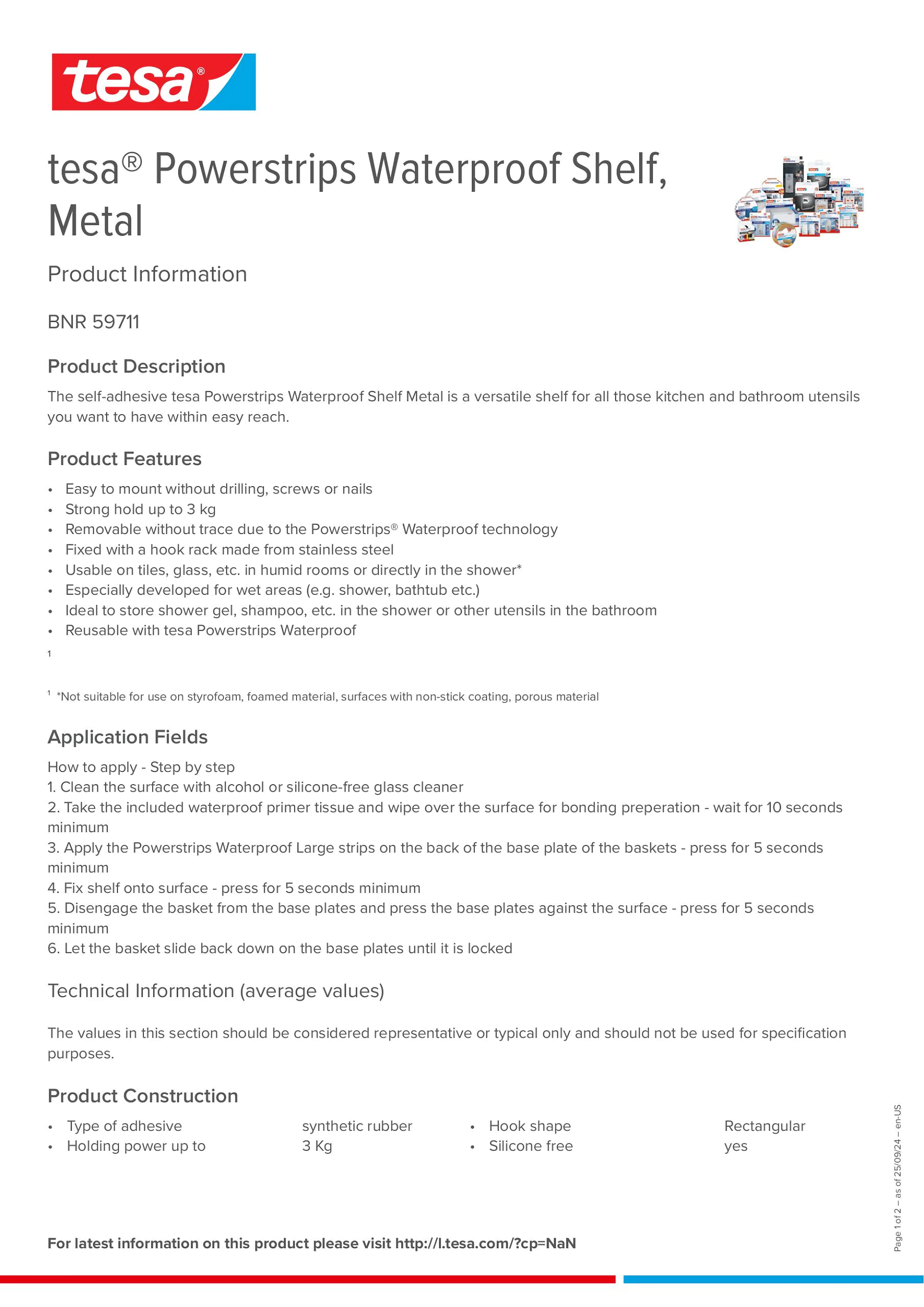 Product information_tesa® Powerstrips 59711_en