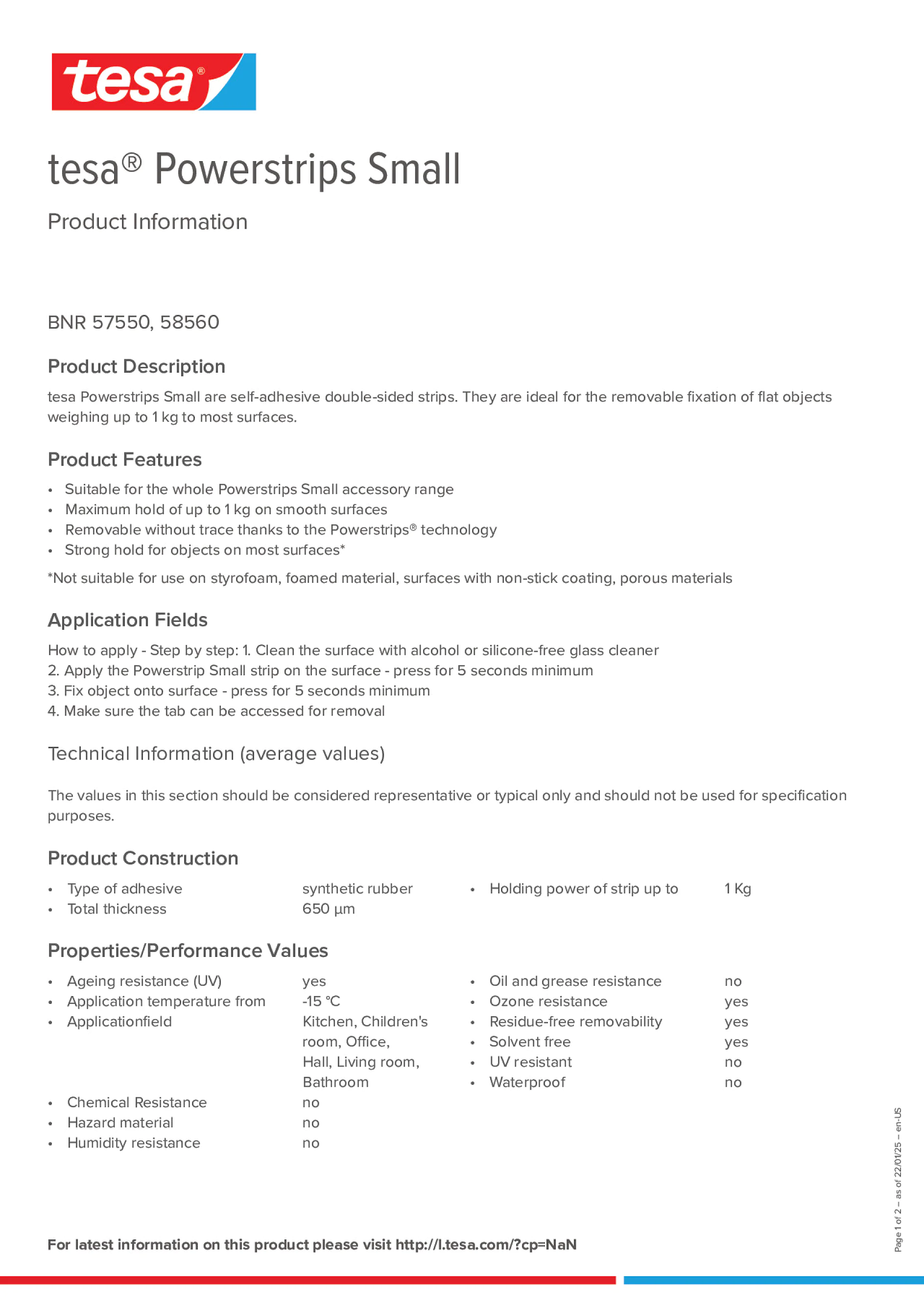 Product information_tesa® Powerstrips 58560_en