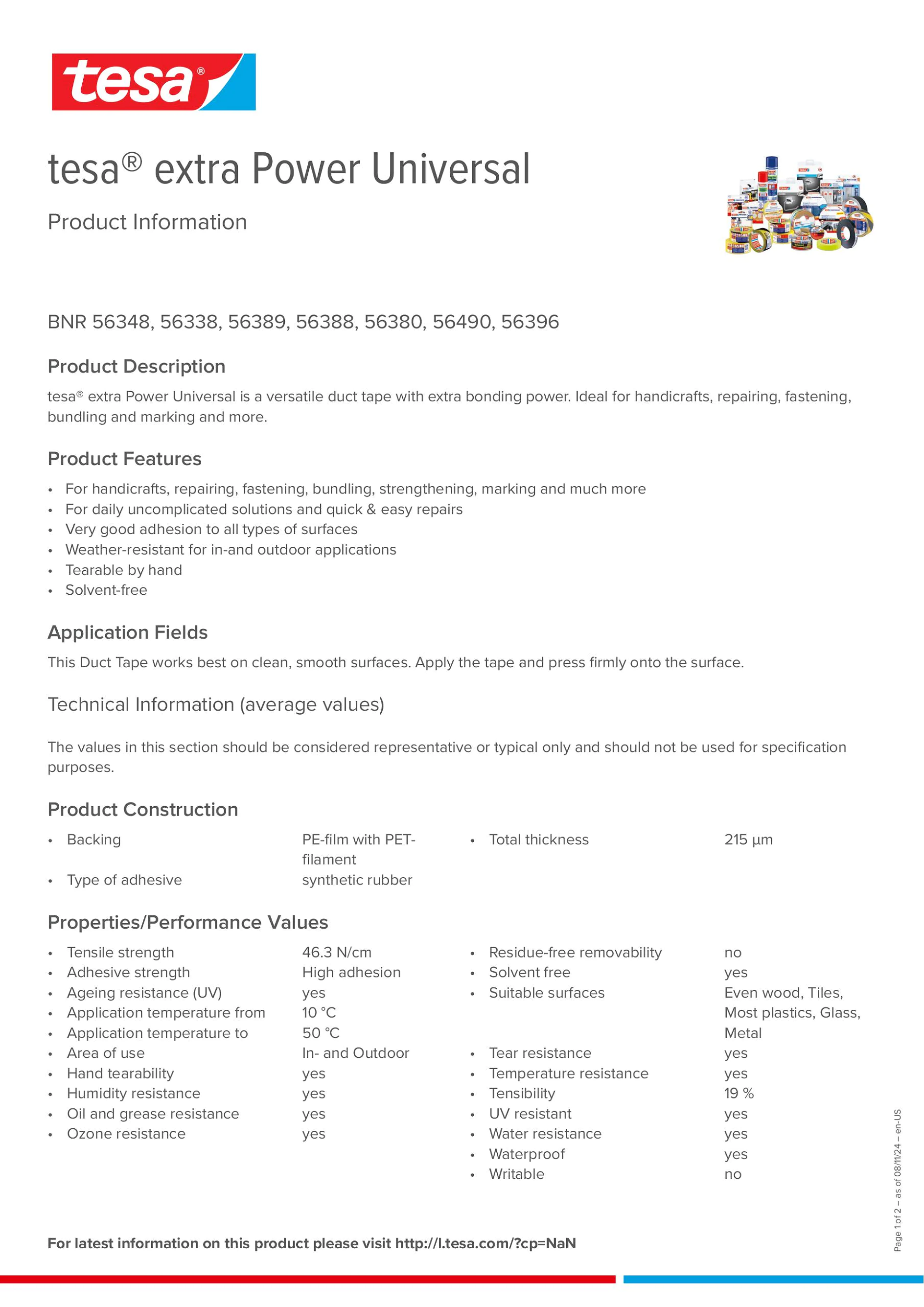 Product information_tesa® extra Power 56348_en