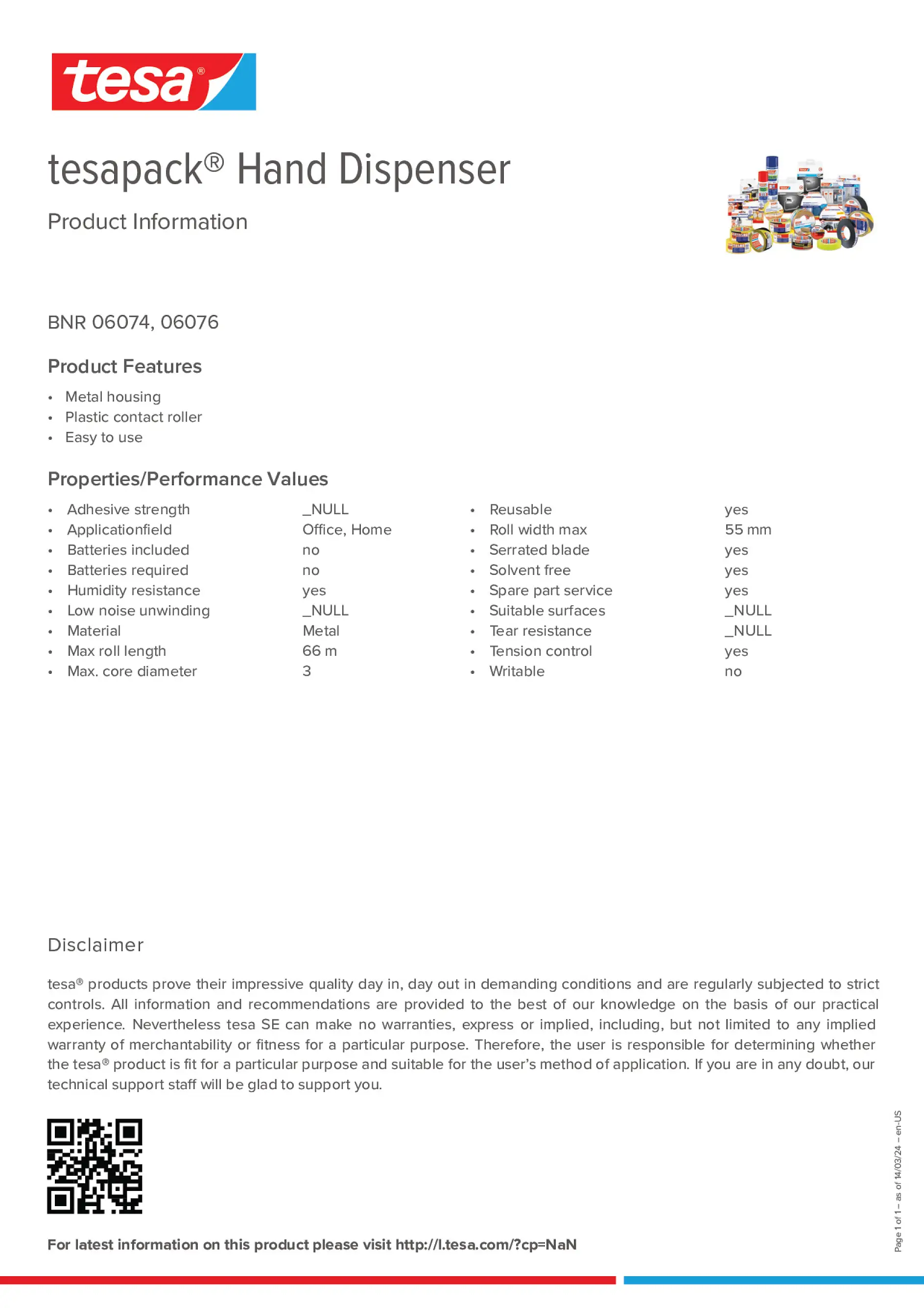 Product information_tesapack® 6076_en