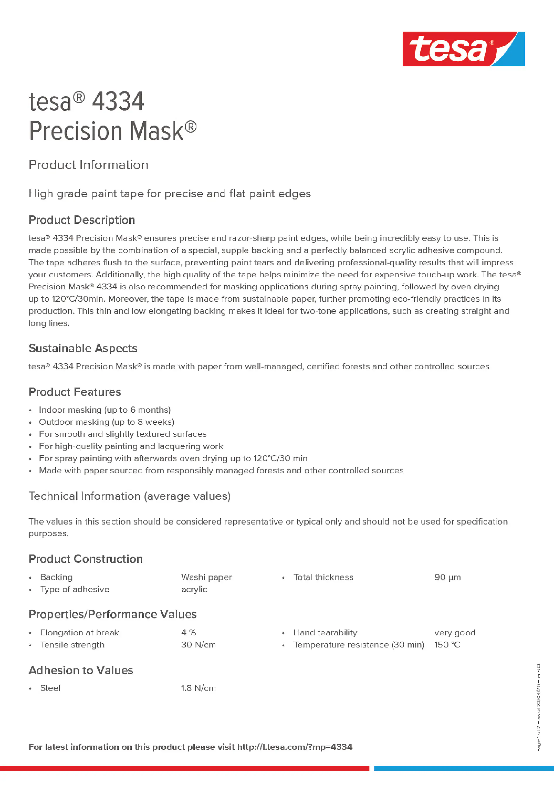 Product information_tesa® 04334_en