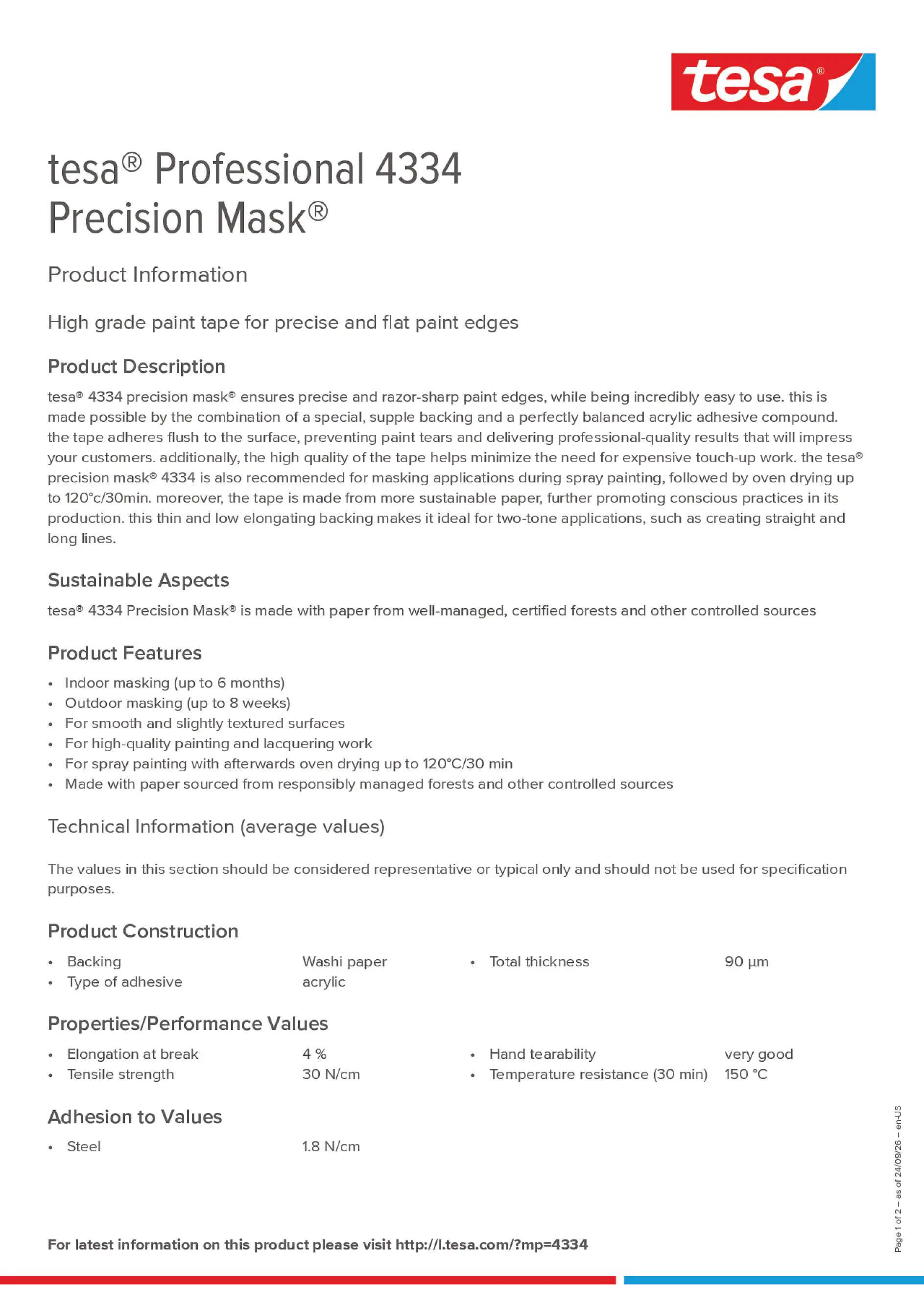 Product information_tesa® Professional 04334_en