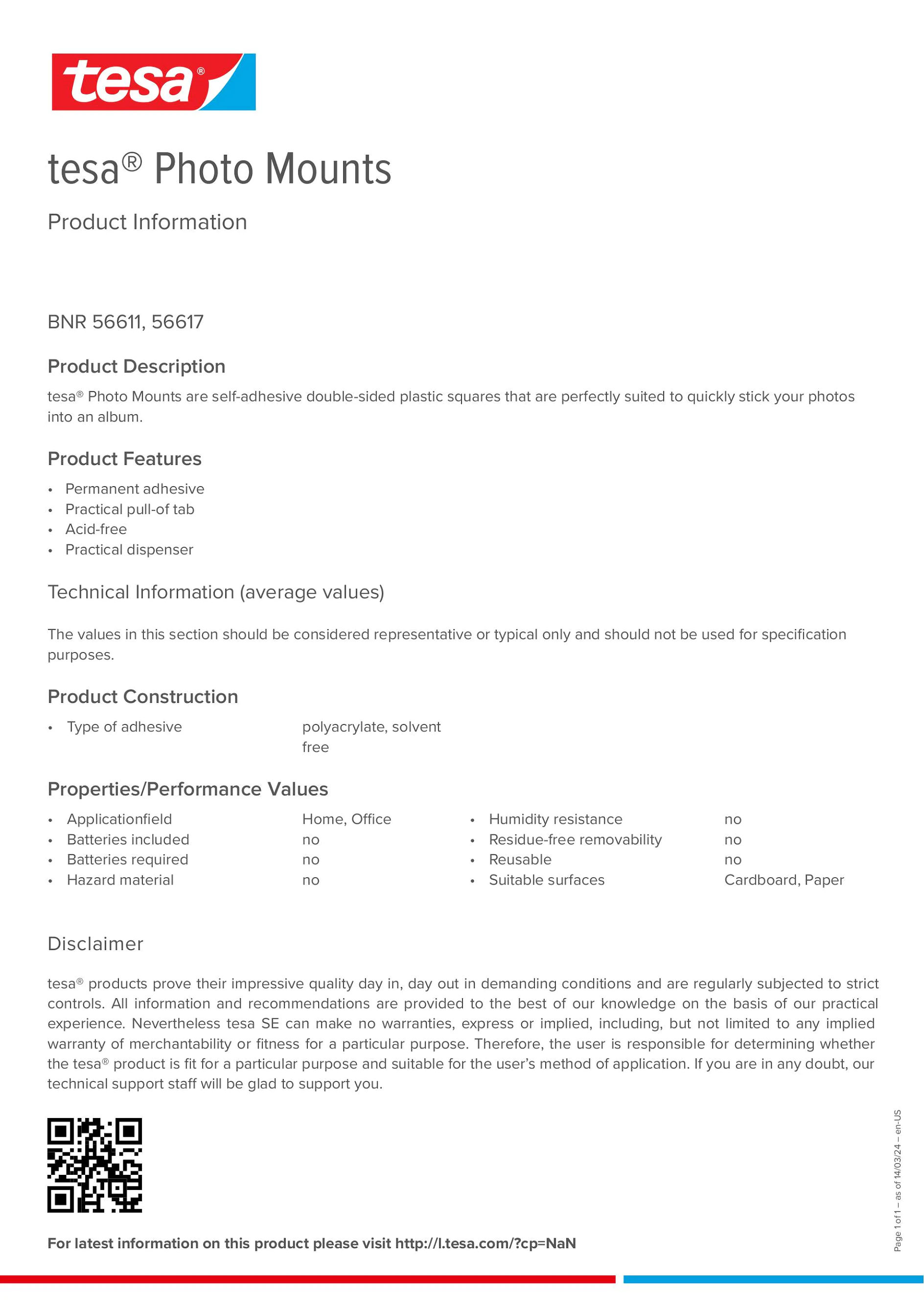 Product information_tesa® 56611_en
