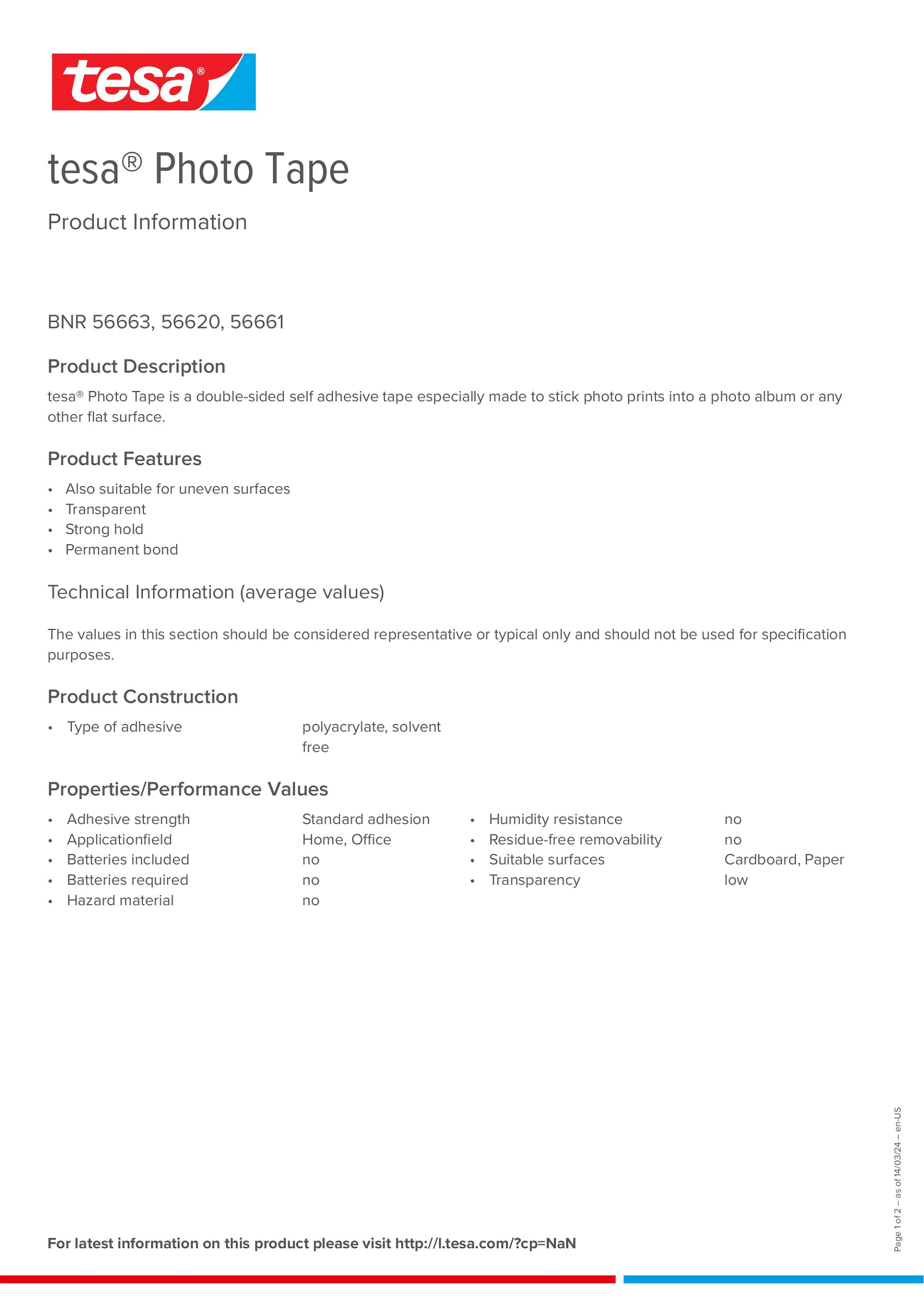 Product information_tesa® 56661_en