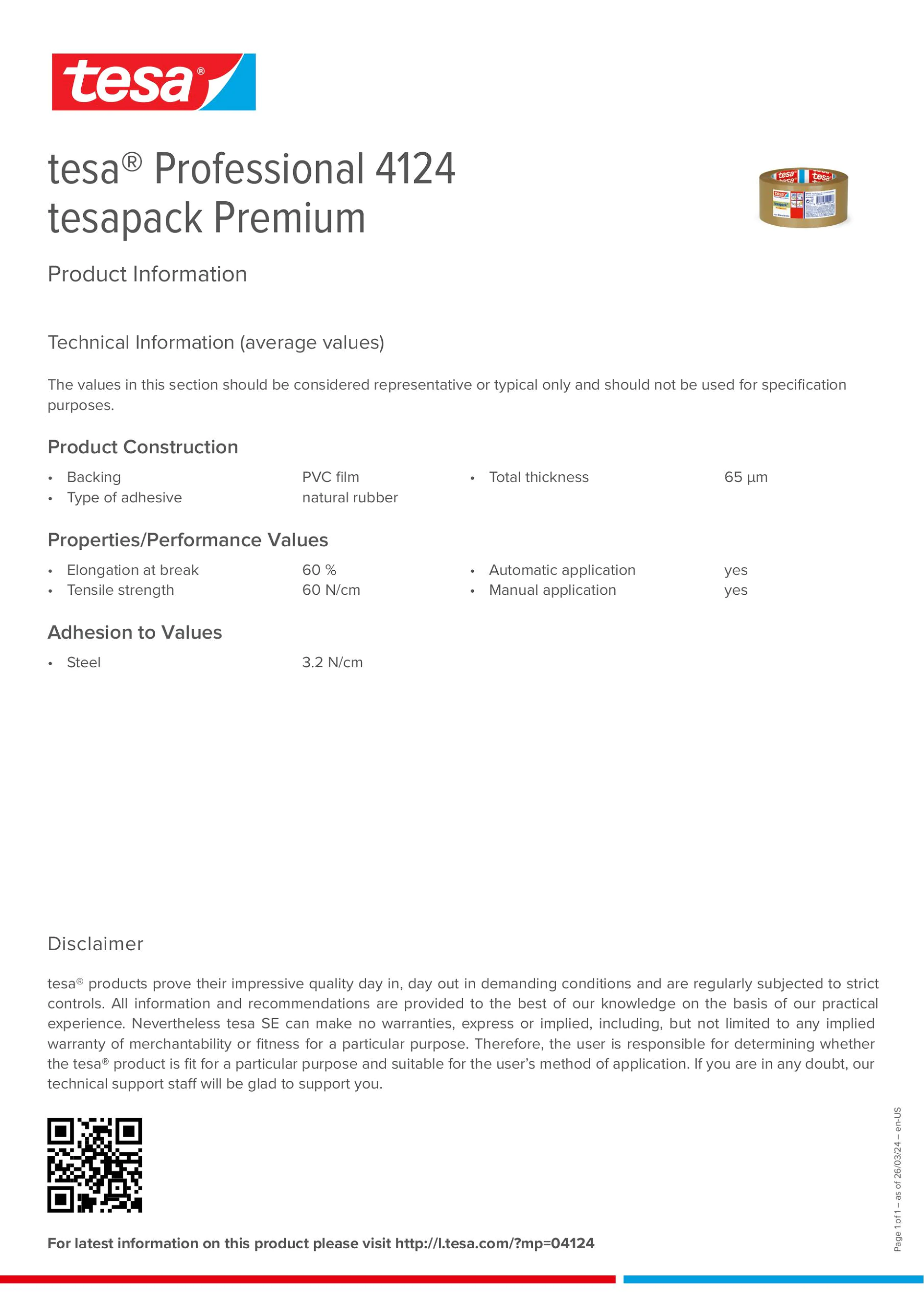 Product information_tesa® Professional 04124_en