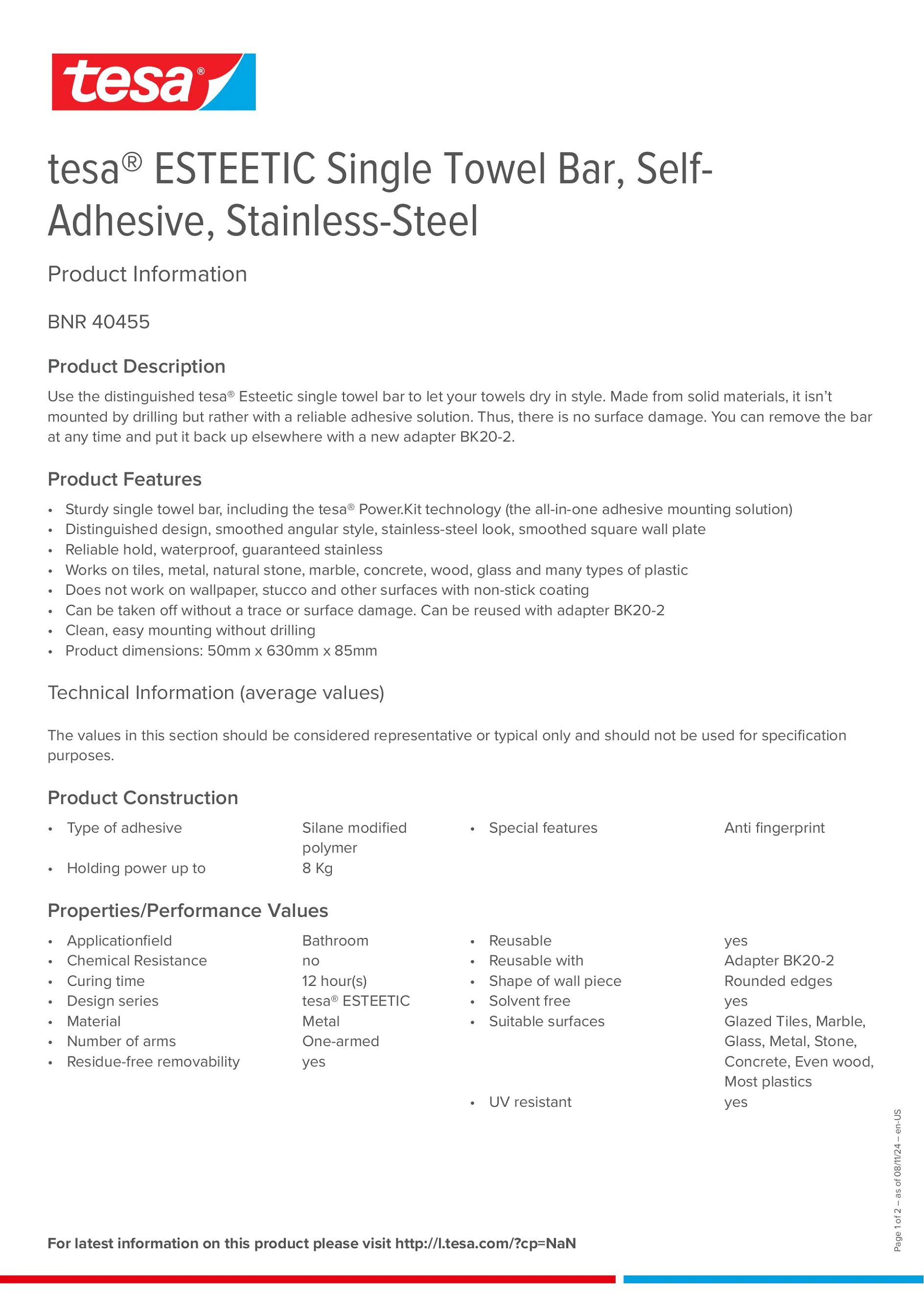 Product information_tesa® 40455_en