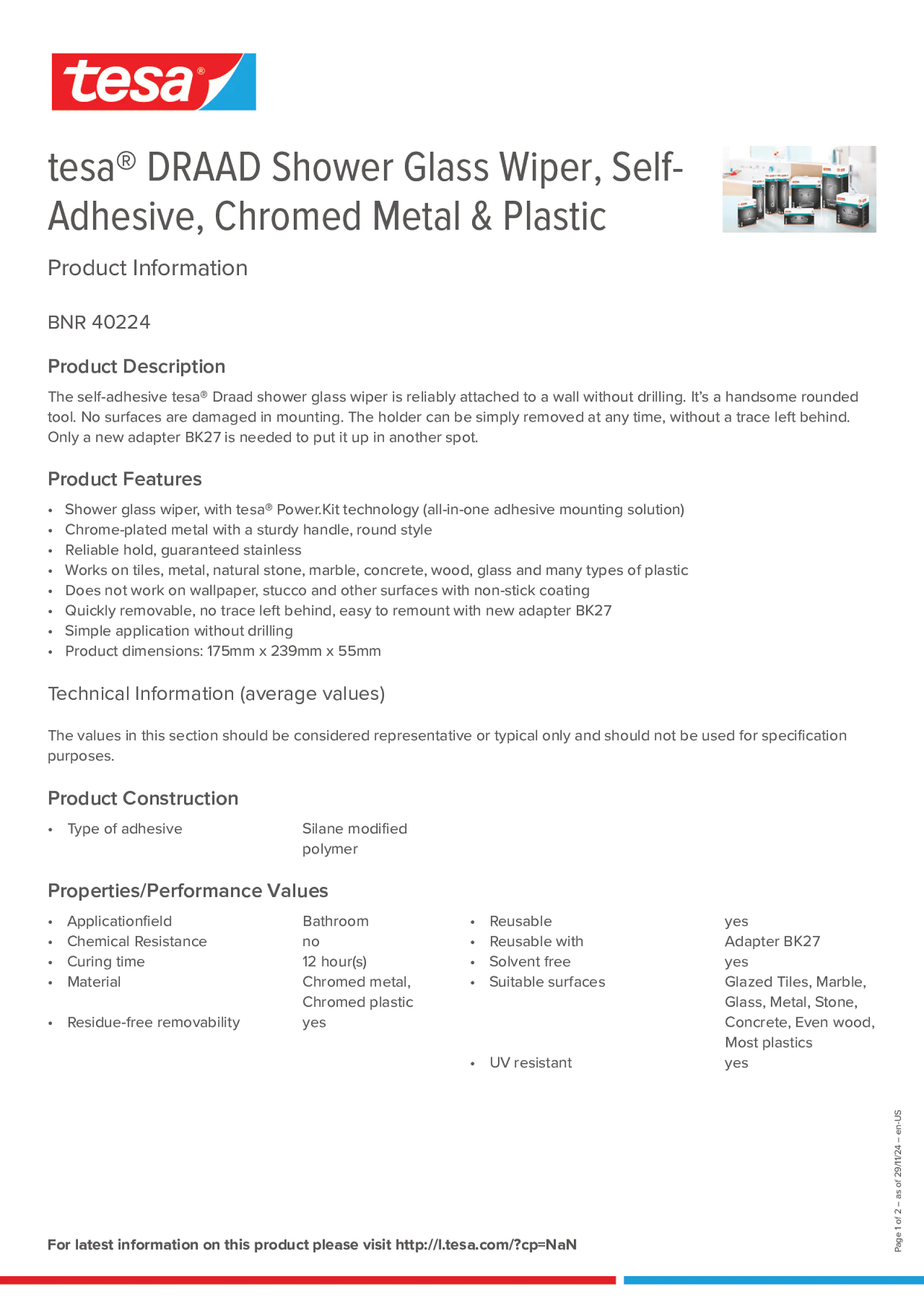 Product information_tesa® 40224_en