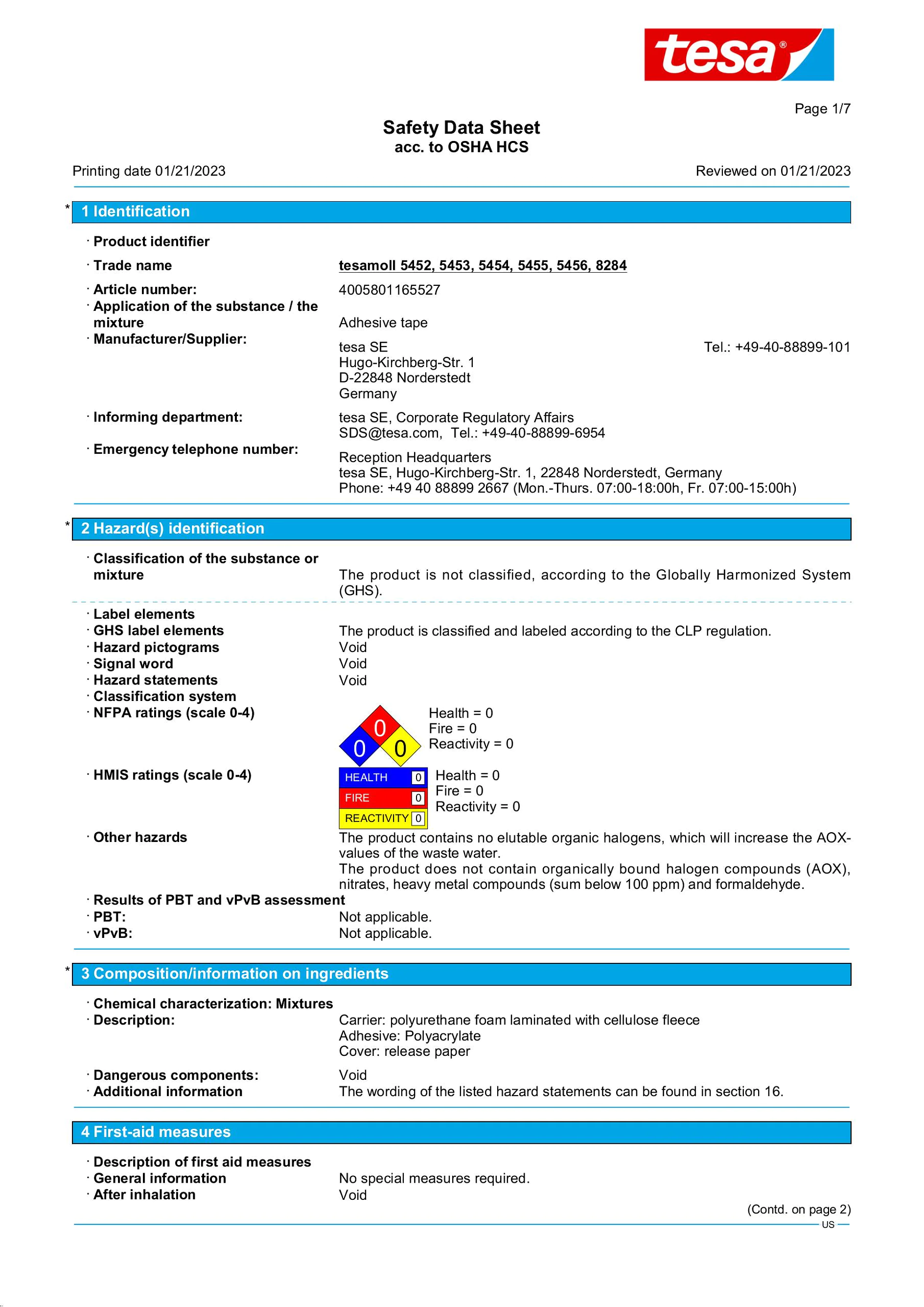 Safety data sheet_tesa® 08284_en_en-US_v29